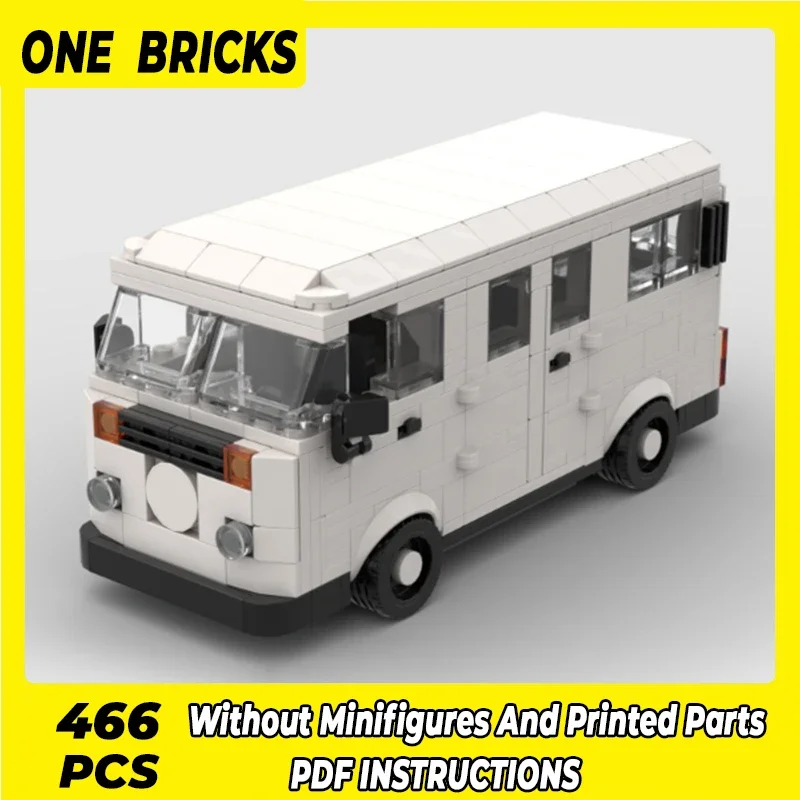 

City Vehicles Model Moc Building Bricks Urban Minibus T2 1997 Technology Modular Blocks Gifts Christmas Toys DIY Sets Assembly