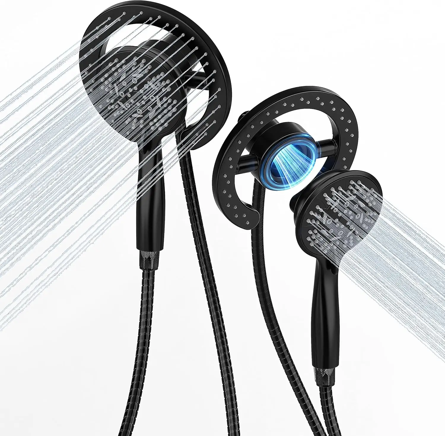 

10 Mode Magnetic Shower Head Combo with High Pressure, Auto-Switch, and Rust-Proof Design