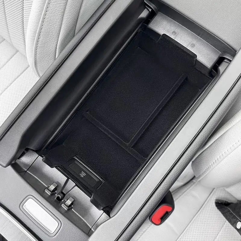 Car Center Console Sundries Tray Armrest Storage Box Organizer Box For Mercedes Benz E Class W214 V214 E200 E260 E300 2024