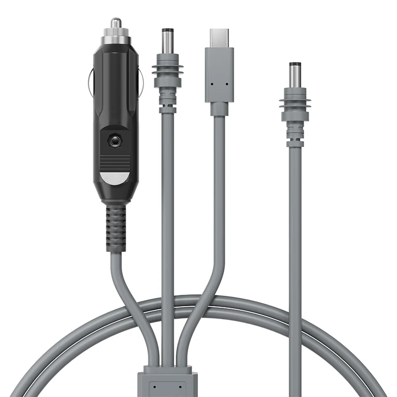 3M/10FT High Quality 100W Starlink Mini Cable 3 in 1 USB C to DC Power Car Charger with PVC Jacket Braid Shielding 12V-24V