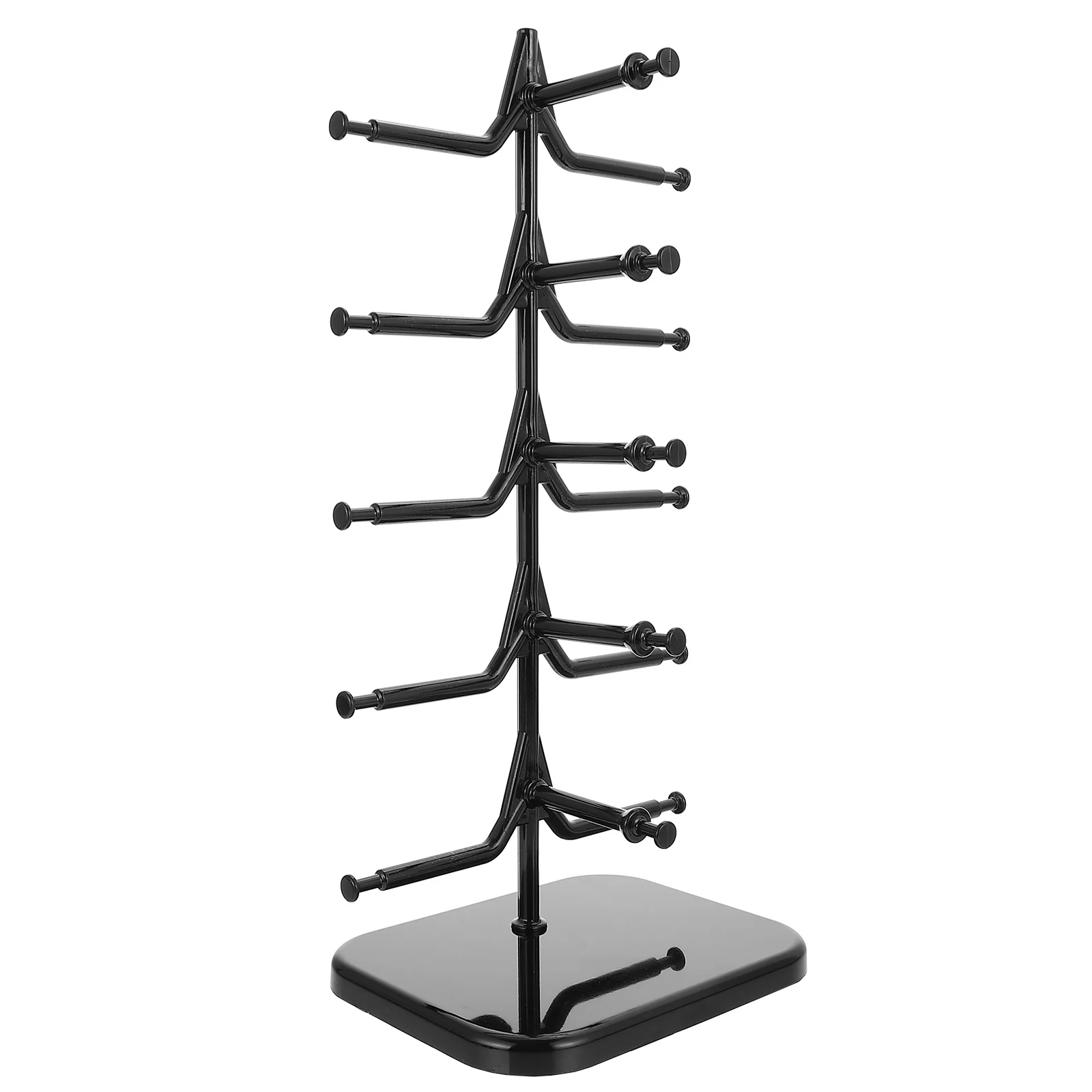 

Black Glasses Holder Sunglasses Stand Plastic Eyeglass Rack Necklace Shop Eyeglasses Child