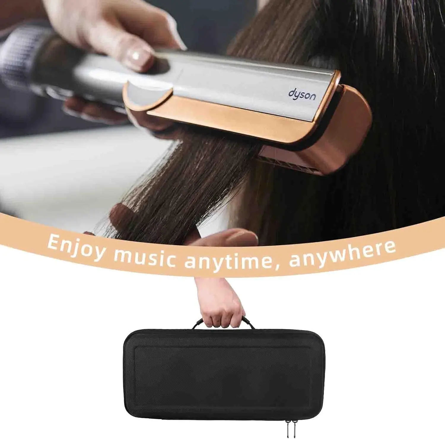 Hard EVA Case for Dyson Airstrait HT01 Storage Bags Portable Travel Carrying Box For Dyson Hair Straightener Accessories view 4