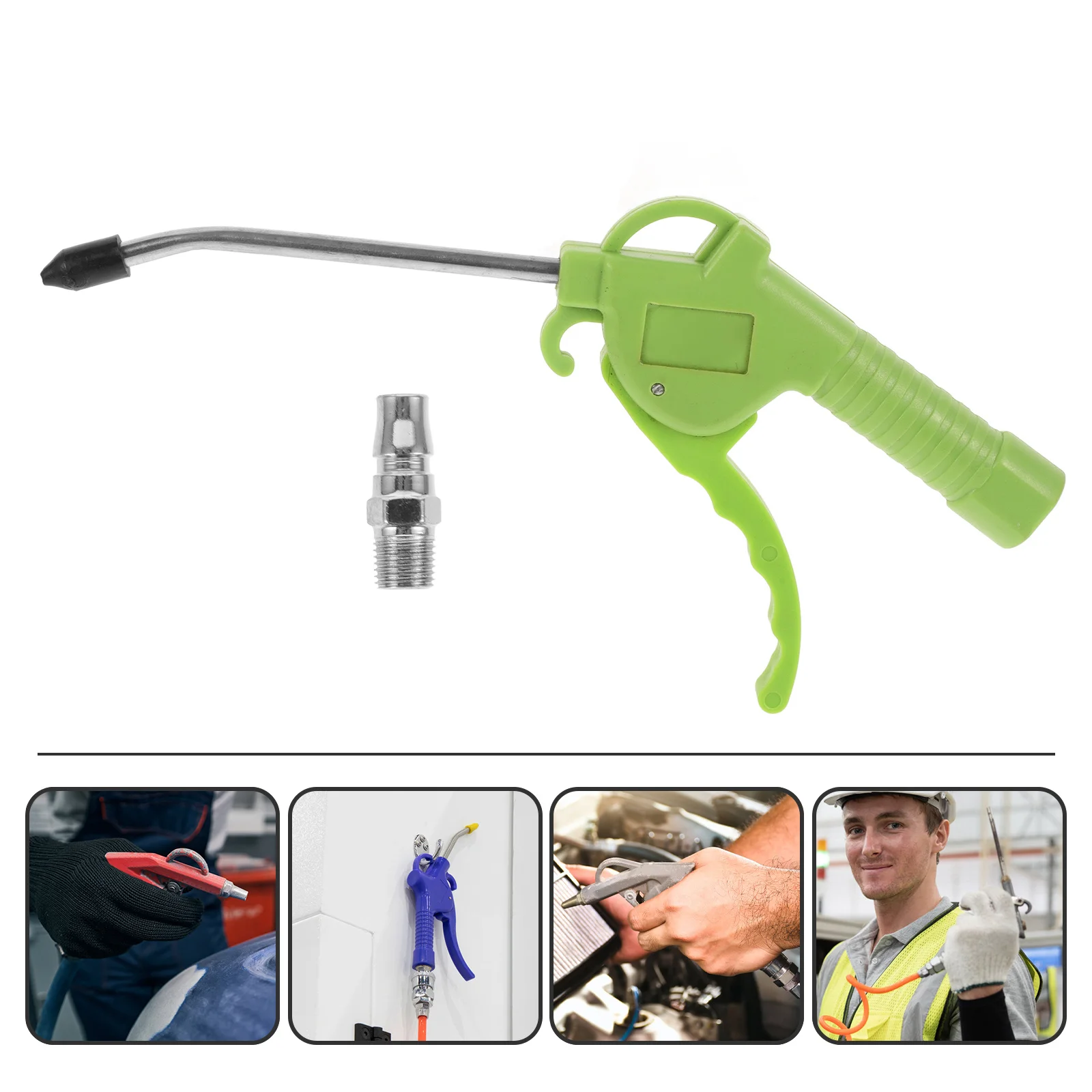 Air Blower for Compressor Dust Removal Tool with High-Pressure Air Blowing Attachment for Car Detailing and Industrial Cleaning