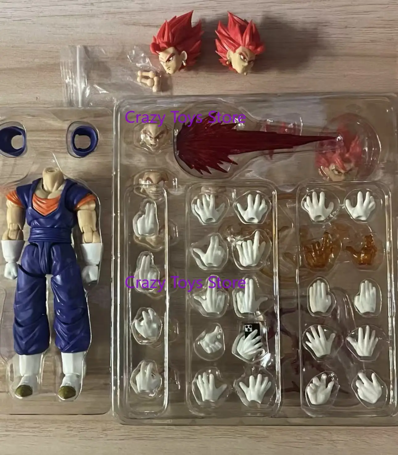 

In Stock OC Toys Dragon Ball SHF Super Saiyan SSJ Vegito Son Goku Vegeta 3.0 Doll Anime Action Figure Model Gift Toy0