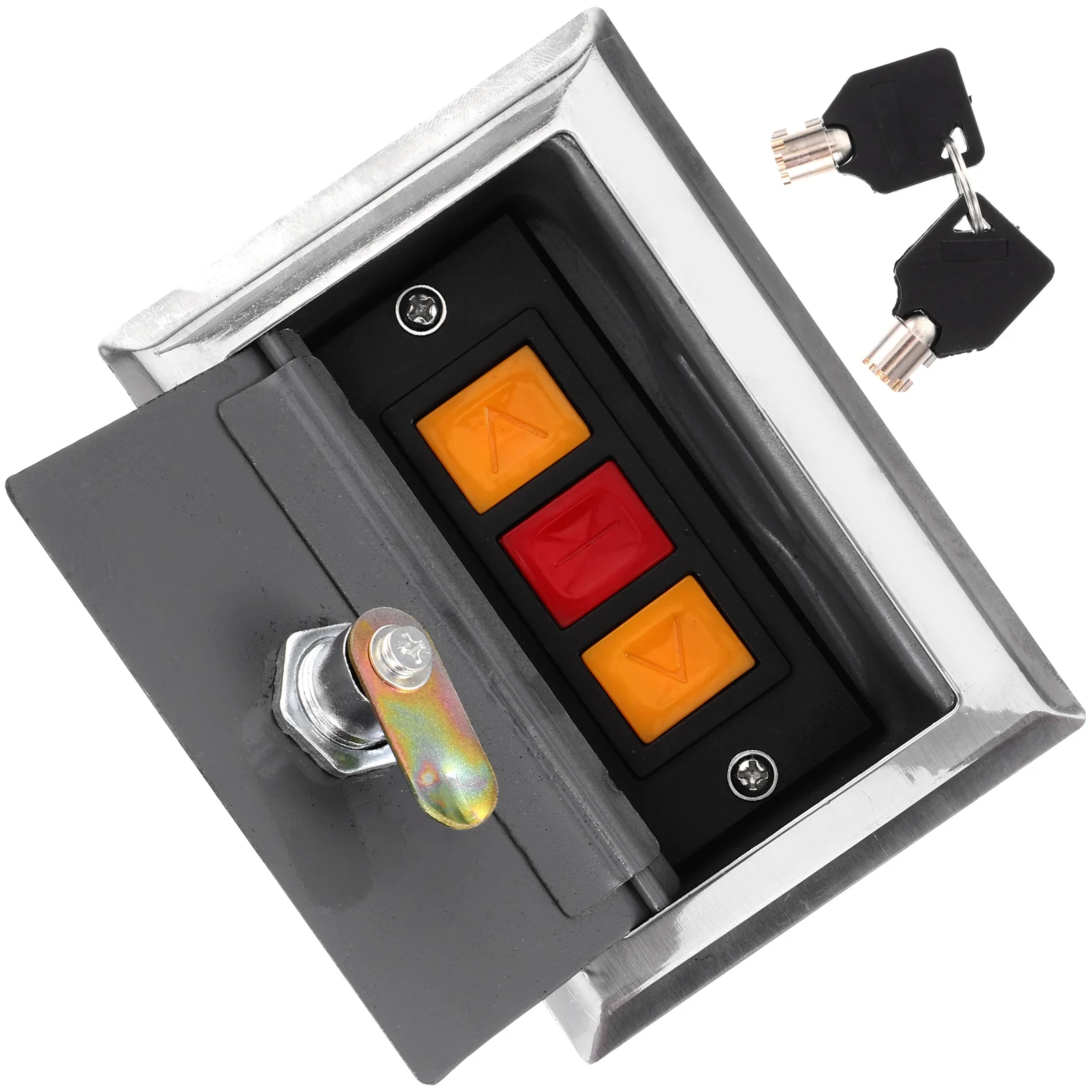 Remote Control Switch Box Manual Push Button Starter for Shutter Door Rolling Gate Garage Door Opener Remote Control Switch Box