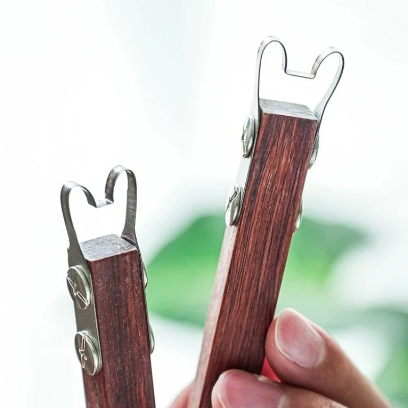 Wooden Handle Clay Bottom Trimming Pottery Tools Ceramic Modeling Ring Foot Scraper Flower Pot Plate Cup Trimming Tools