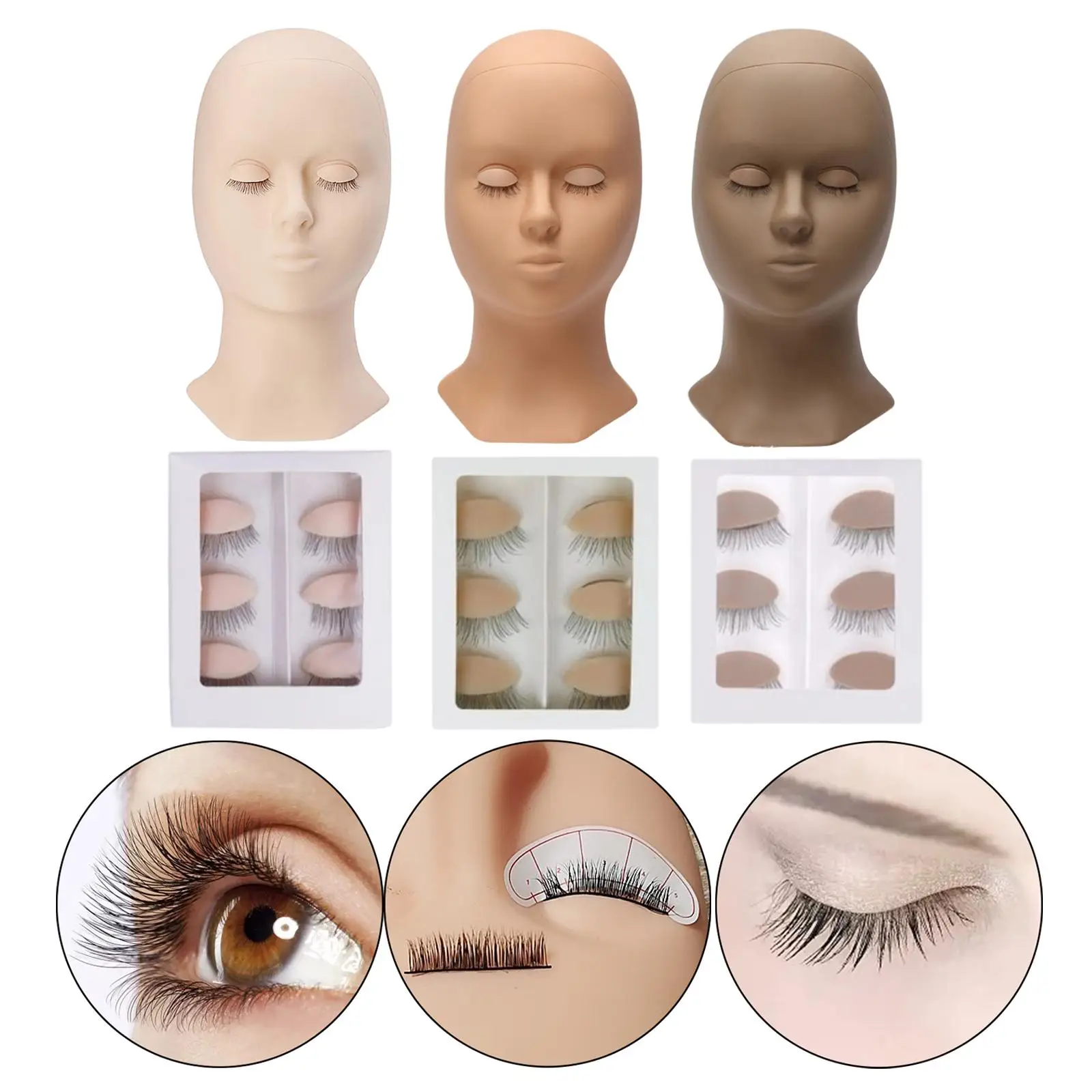 

Silicone Training Mannequin Head for Training Profession Use Face Head