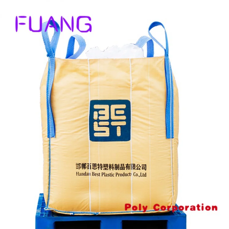 Custom  500kg 1000kg 1200kg 1500kg 2000kg 1 ton 2 tons jumbo bag dimension bean bag fibc jumbo bulk big bag