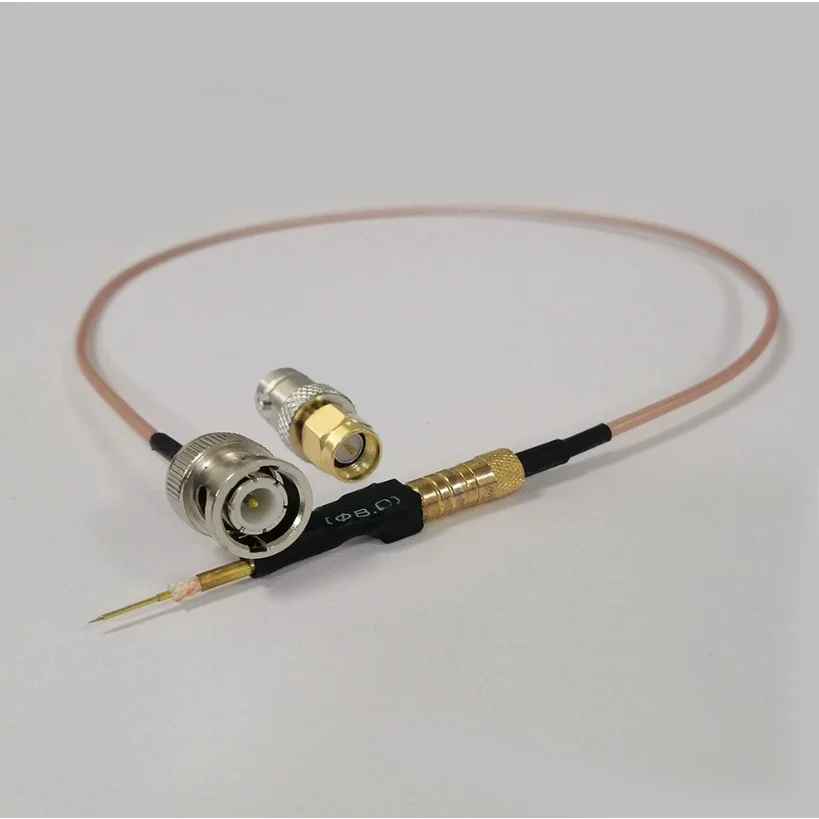 Spectrum meter test probe Spectrum meter probe Spectrum meter connection Distribution BNC to SMA adapter