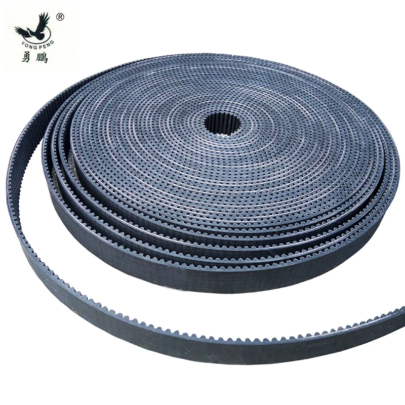 High Torque 40 meters RPP5M width 10mm open ended Timing belt pitch 5mm Neoprene Rubber P5M STD S5M Timing belts pulley