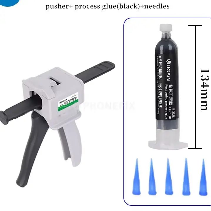 UG Structural Adhesive 2UUL Guru Glue Soft Buffer Adhesive Black White 30ML For iPhone Huawei Frame Rear Glass LCD Repair Glue