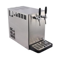 Desktop With Double or One Tap Beer Tap  Beer Cooler Machine Dispenser