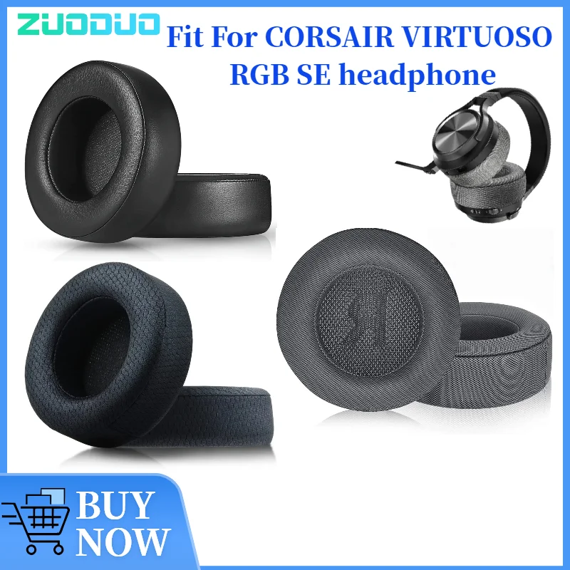 

ZUODUO Replacement Earpads For CORSAIR VIRTUOSO RGB SE Ear Cushion / Headphone Ear Pad