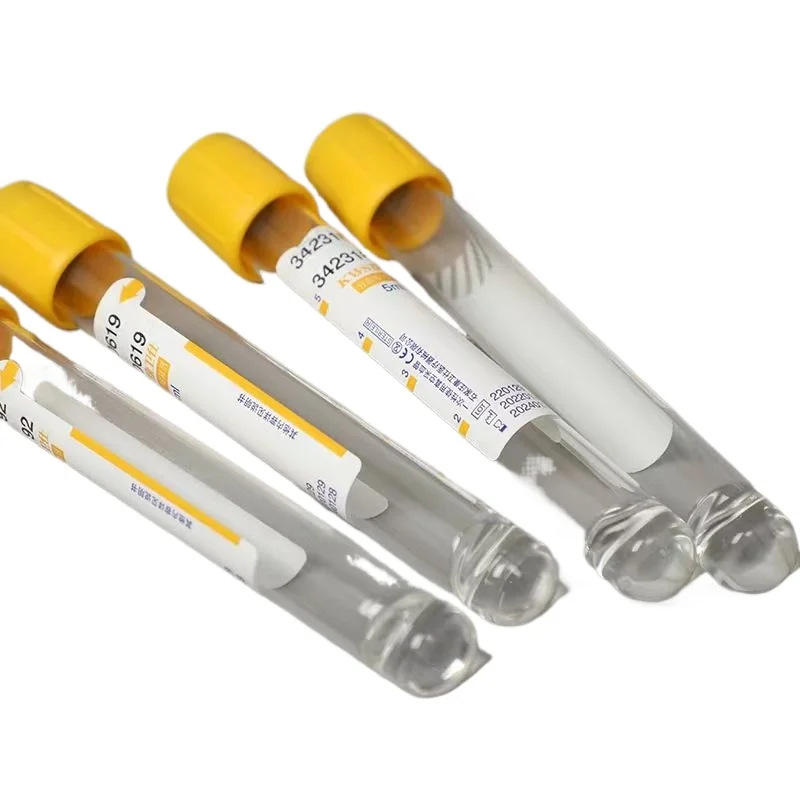 Medical Laboratory Vacuum Blood Collection Tubes Separation Gel Serum Clot Activator Coagulation Blood Collection PRP Tube 100ps