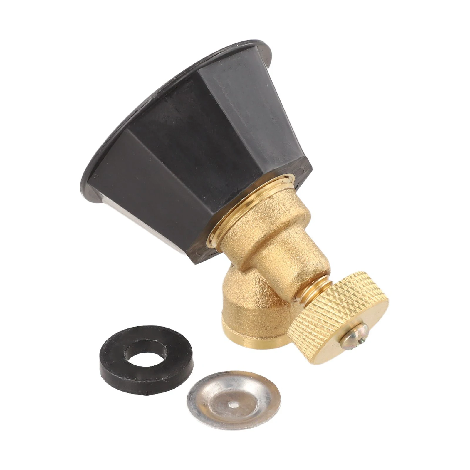 Brass-Material Atomization Nozzle with Adjustable Output for Cyclone-Style and Whirlwind-Style Farm and Garden Sprinklers