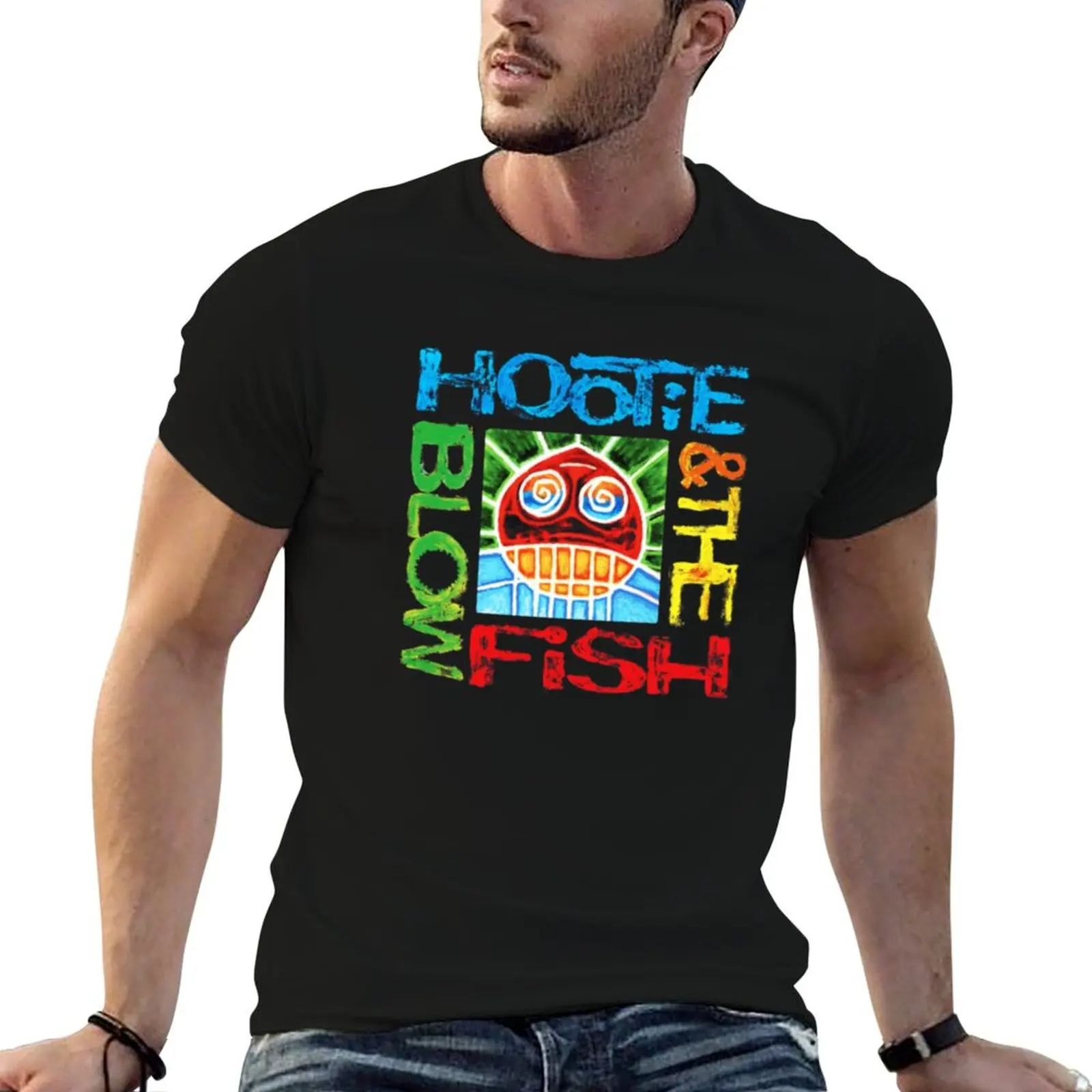 

Hootie and the blowfish logo T-Shirt t shirts for man cotton t shirts for man pack cotton T-Shirt