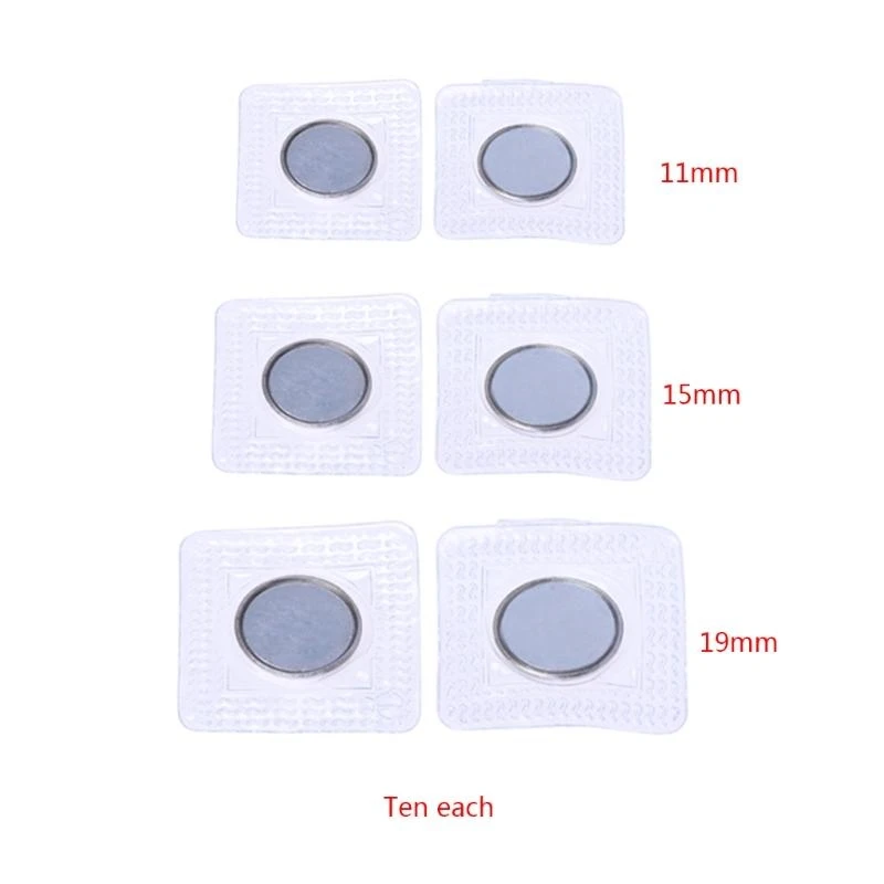 

Y3NA 10 Sets Invisible Sew Magnet Fastener For Handbag Clothing