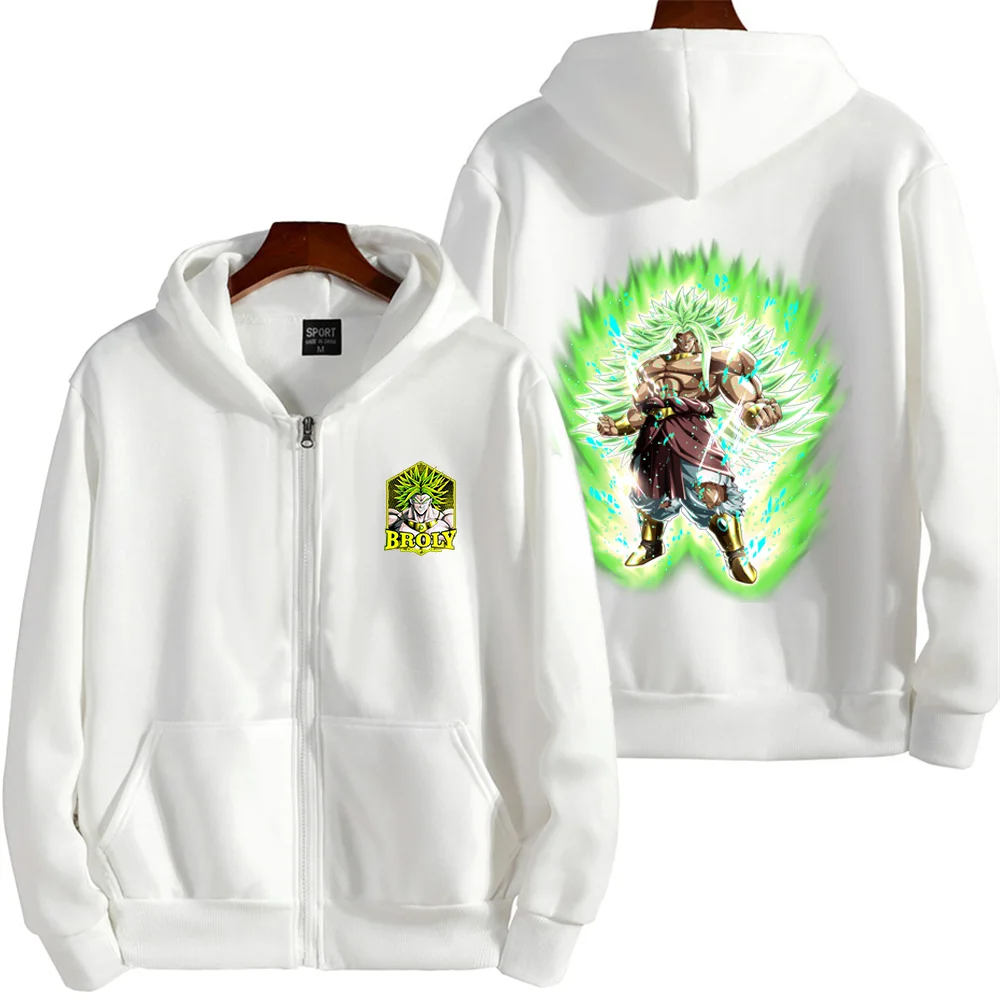 Anime Dragon Ball Broli Printed Hoodies Couple student street sports casual hoodie