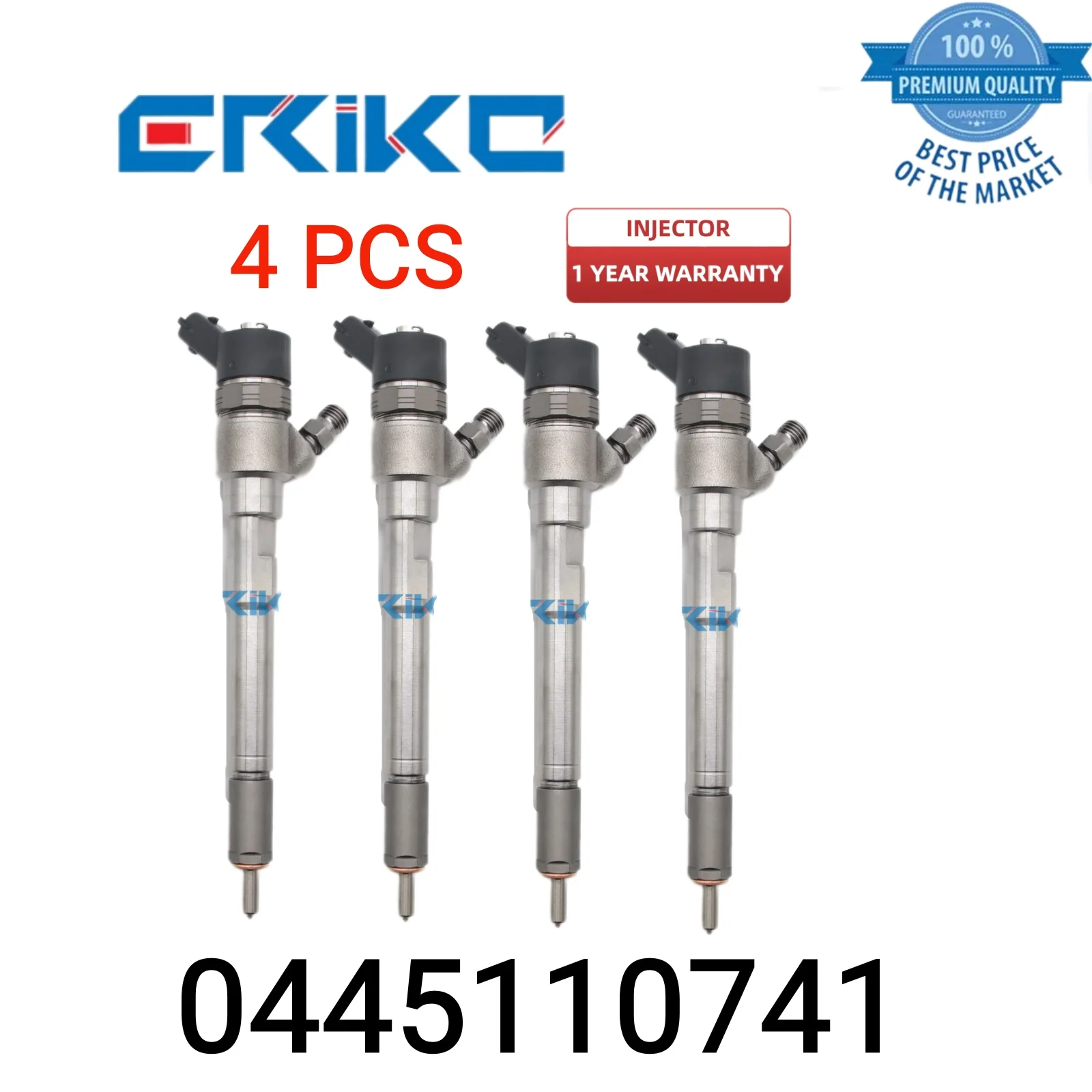 4 PCS 0445110741 Nozzle Injector 0 445 110 741 Auto Diesel Part Injector 0445 110 741 Injector Car Common Rail Injector