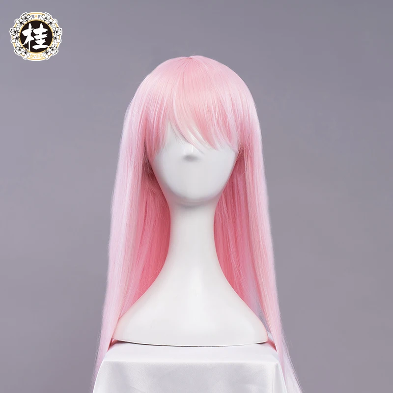 UWOWO Anime Zeroo Twoo Cosplay 02 Cosplay Wig Headband Synthetic Pink Heat Resistant 002 Hair