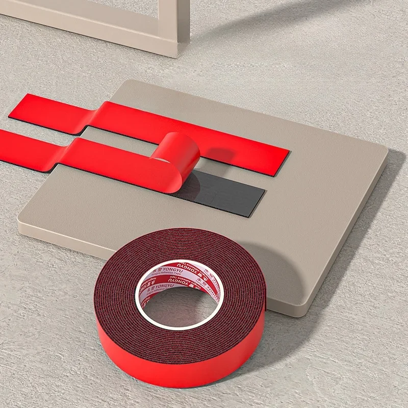 Süper Güçlü Siyah Köpük Çift Taraflı Bant Sünger Yumuşak Montaj Yapışkan Bant Kapı Pencere çarpışma önleyici Sabit Koruma Bantları