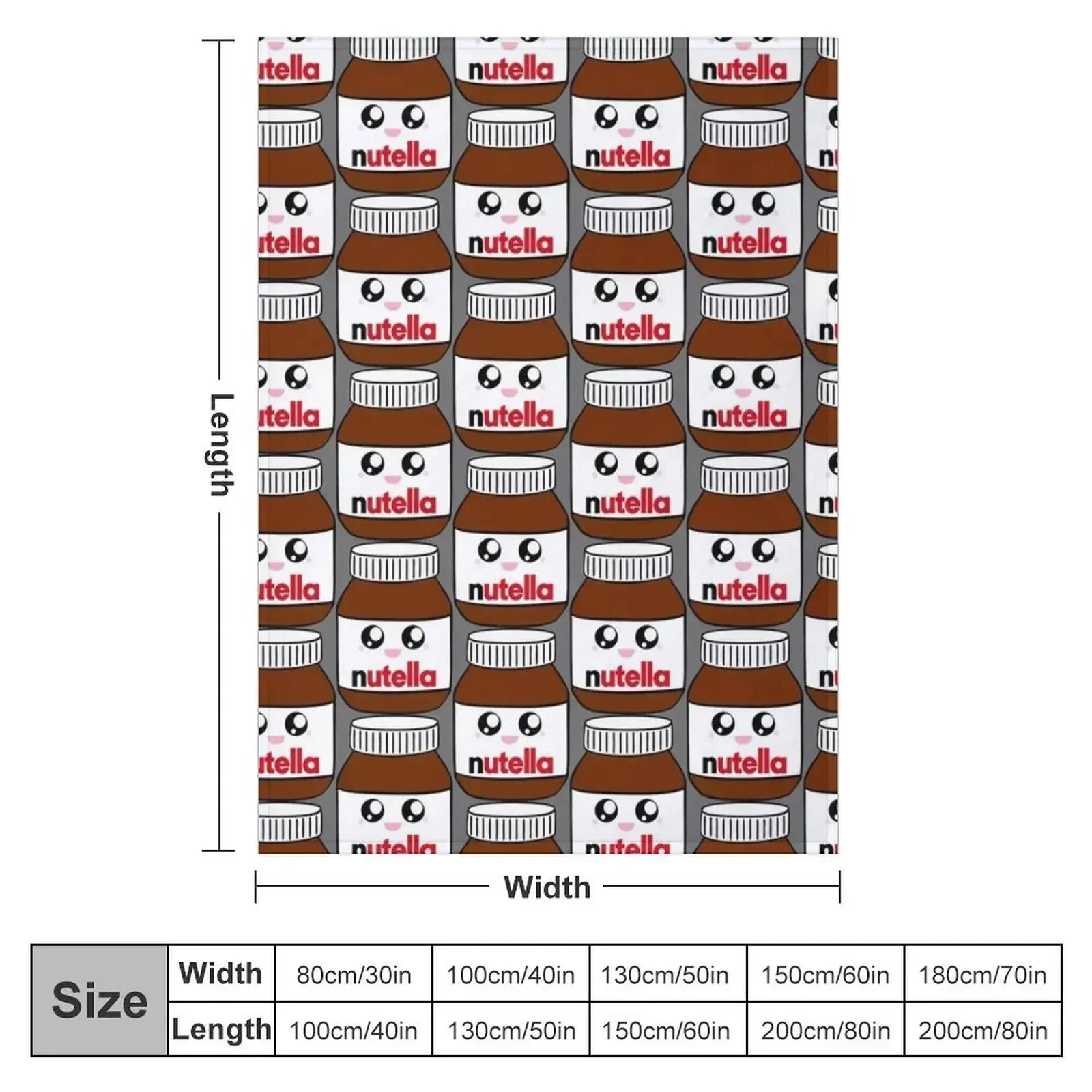 Nutella Throw Blanket Decorative Sofa Luxury Brand Large Blankets Sofas Of Decoration heavy to sleep Bed linens Blankets