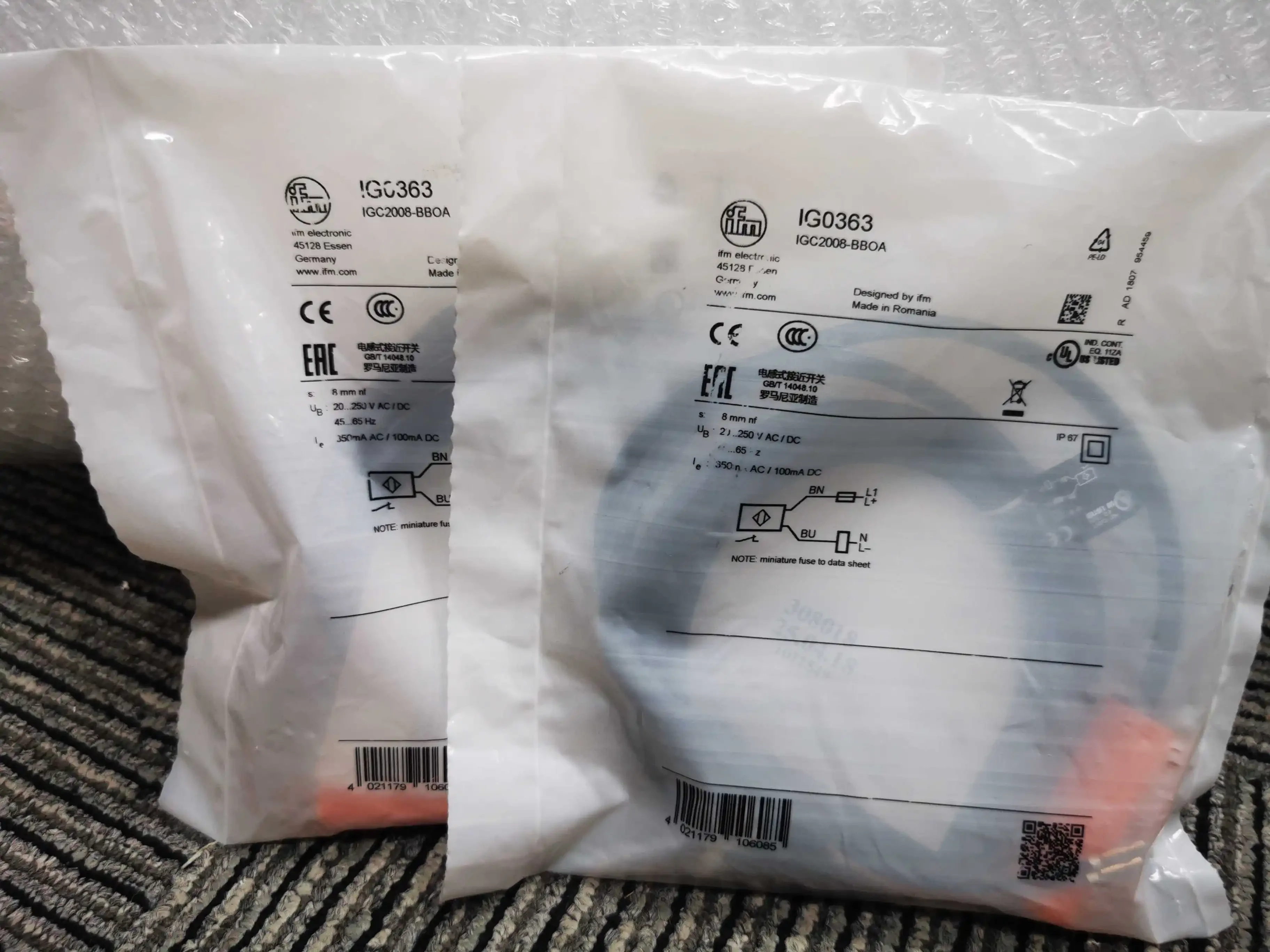 المساومة الأصلية للمستشعر AC2261