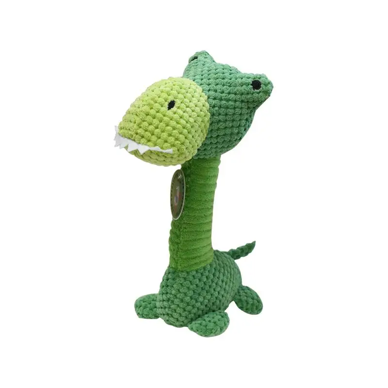 Dog Animal Plush Toy Plush Crinkle Rope Dog Toy Soft Animal Dog Plush Toy With Squeaky Sound Interactive Dog Toys