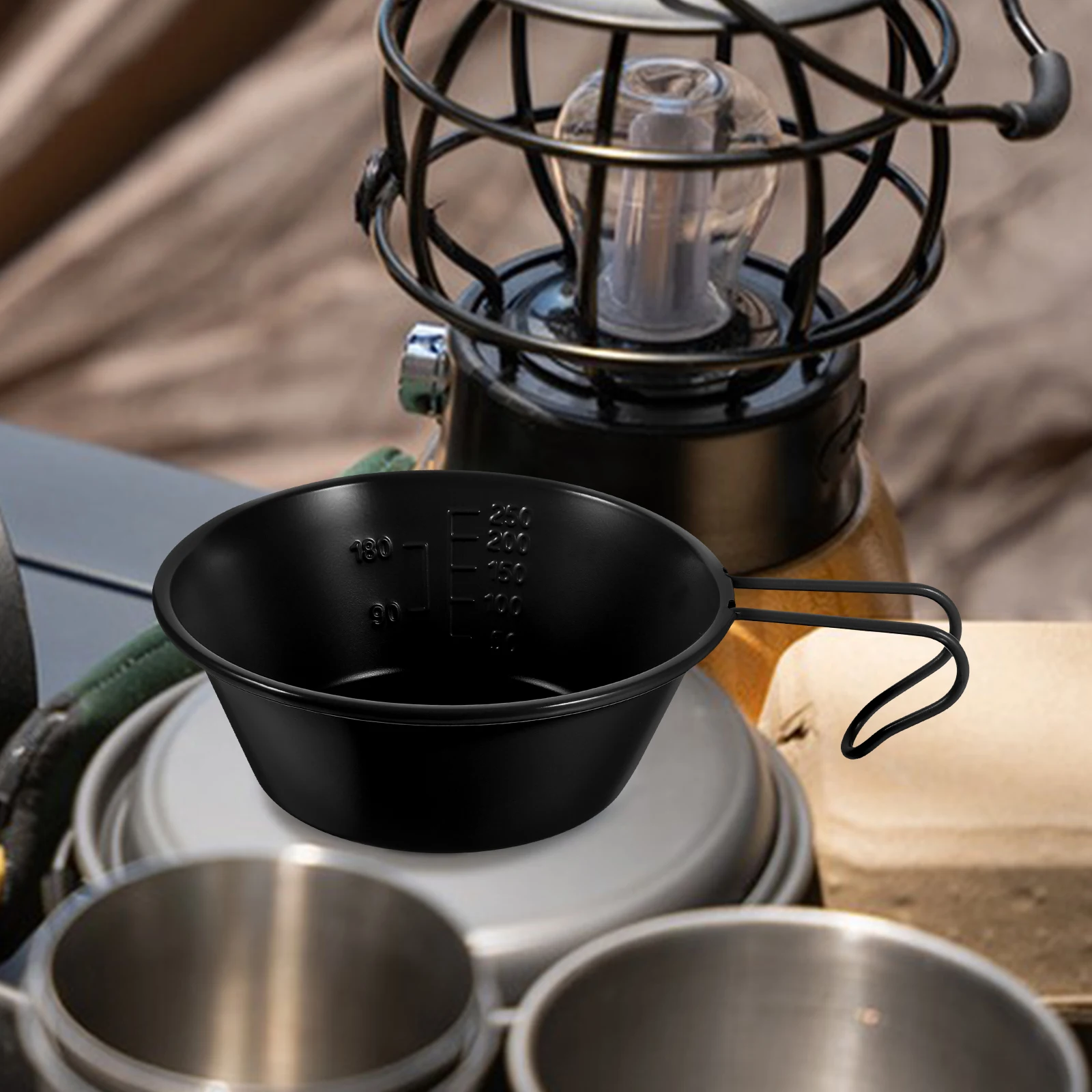 

Stainless Steel Camping Bowls Lightweight Soup Cups Water Drinking Cup Portable Travel Accessories Durable Material Safe to Use