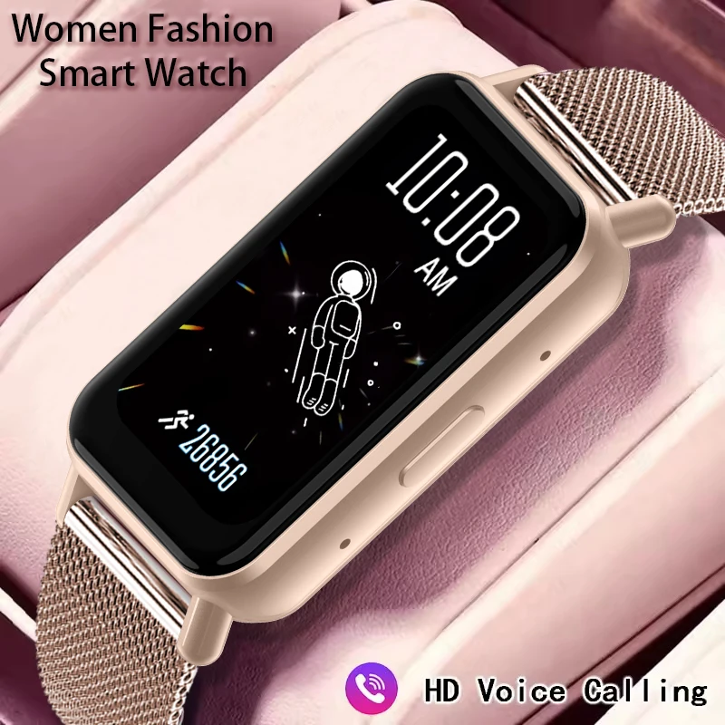 新しい 1.45 ''AMOLED HD Bluetooth 通話スマートウォッチ女性スポーツ心拍数ブレスレットファッション女性スマートウォッチ Xiaomi アンドロイド用