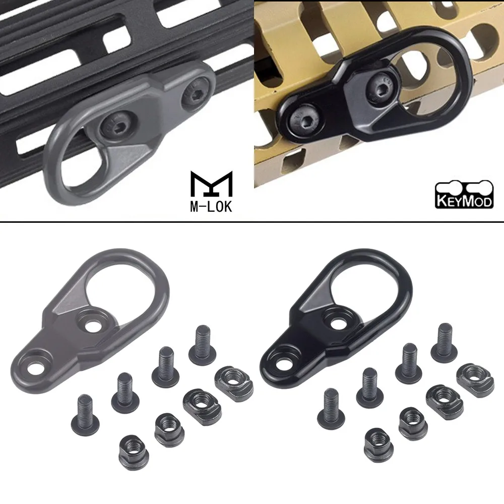 Tactical KeyMod and M-LOK Strap Buckle Suitable For MS1 MS2 MS3 With Screw Wrench