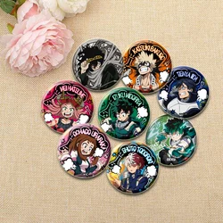 Midoriya Izuku/Bakugou Katsuki Anime Badge Todoroki Shoto Brooches Fashion Cartoon Pins for Bag Clothes Accessorie Handmade Gift