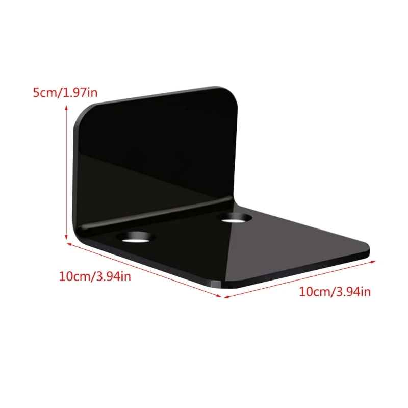 M17B Набор из 3 акриловых плавающих полок для камер наблюдения. Элегантный стеллаж для хранения.