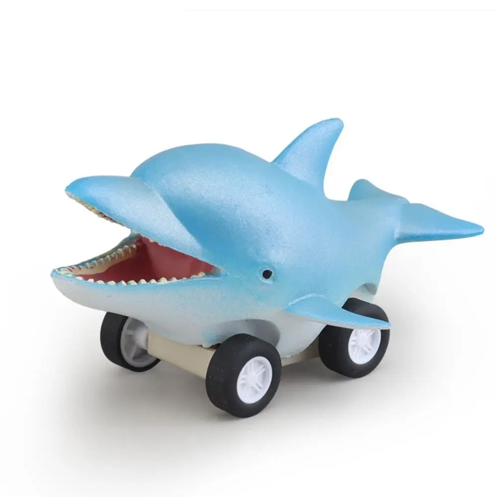 Créatif grand requin blanc presse et Go voiture baleine requin mignon dauphin inertie voiture Cool Mini tueur baleine retirer voiture fête
