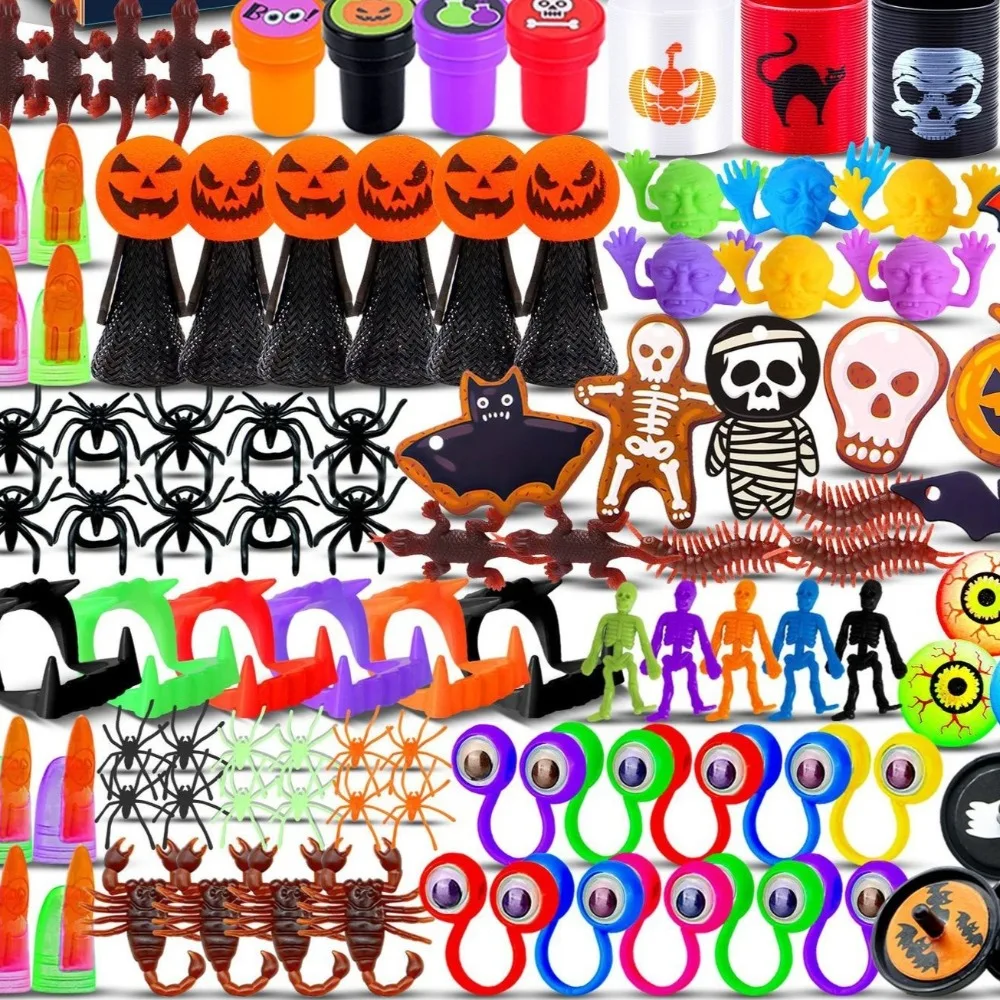 228-teiliges Halloween-Party-Set Kleine Geschenke Geeignet für Halloween-Streiche Karnevalsparty Auszeichnungen Preise Geschenkpack-Füller – Detail 2