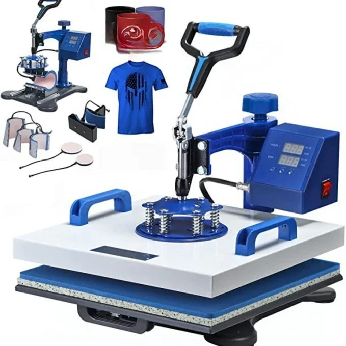 3838 8-in-1 heat transfer , shaking head sublimation machine, heat transfer , T-shirt baking cap, ironing machine equipment