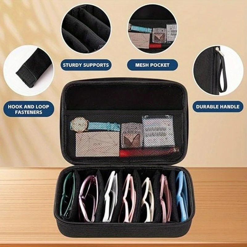 กล่องเก็บแว่นตาแบบปรับได้ 6/7/ - Tech Accessories Travel Bag บทวิจารณ์และราคา