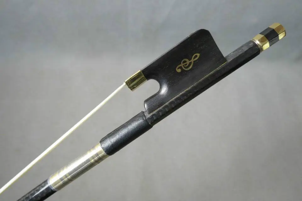 plaid Carbon fiber professional cello bow 4/4, strong cello bow 4/4