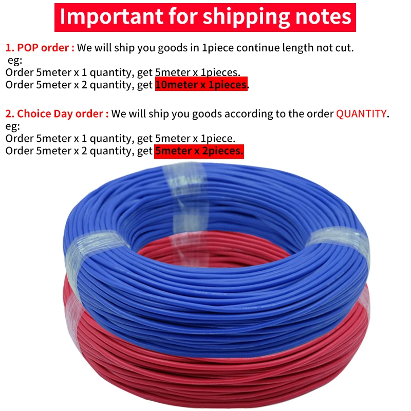 5M/20M Heat-resistant Cable 30 28 26 24 22 20 18 16 14 12 10 AWG Ultra Soft Silicone Wire High Temperature Flexible Copper Cord image 2
