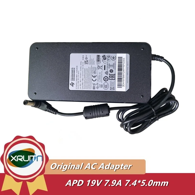 

Original APD DA-150E19 AC Adapter Charger For ACER Predator Z35 Monitor Power Supply DA-150C19 19V 7.9A 150W 7.4*5.0mm