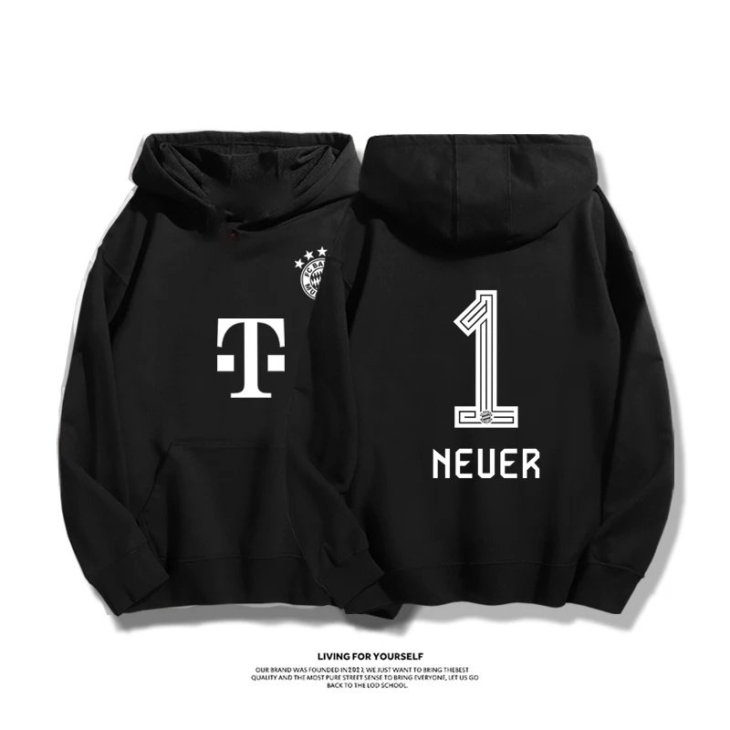 German Fashion Men'S And Women'S Sports Hoodies Manuel Neuer Football Pullovers Autumn And Winter Pure Cotton Casual Jackets