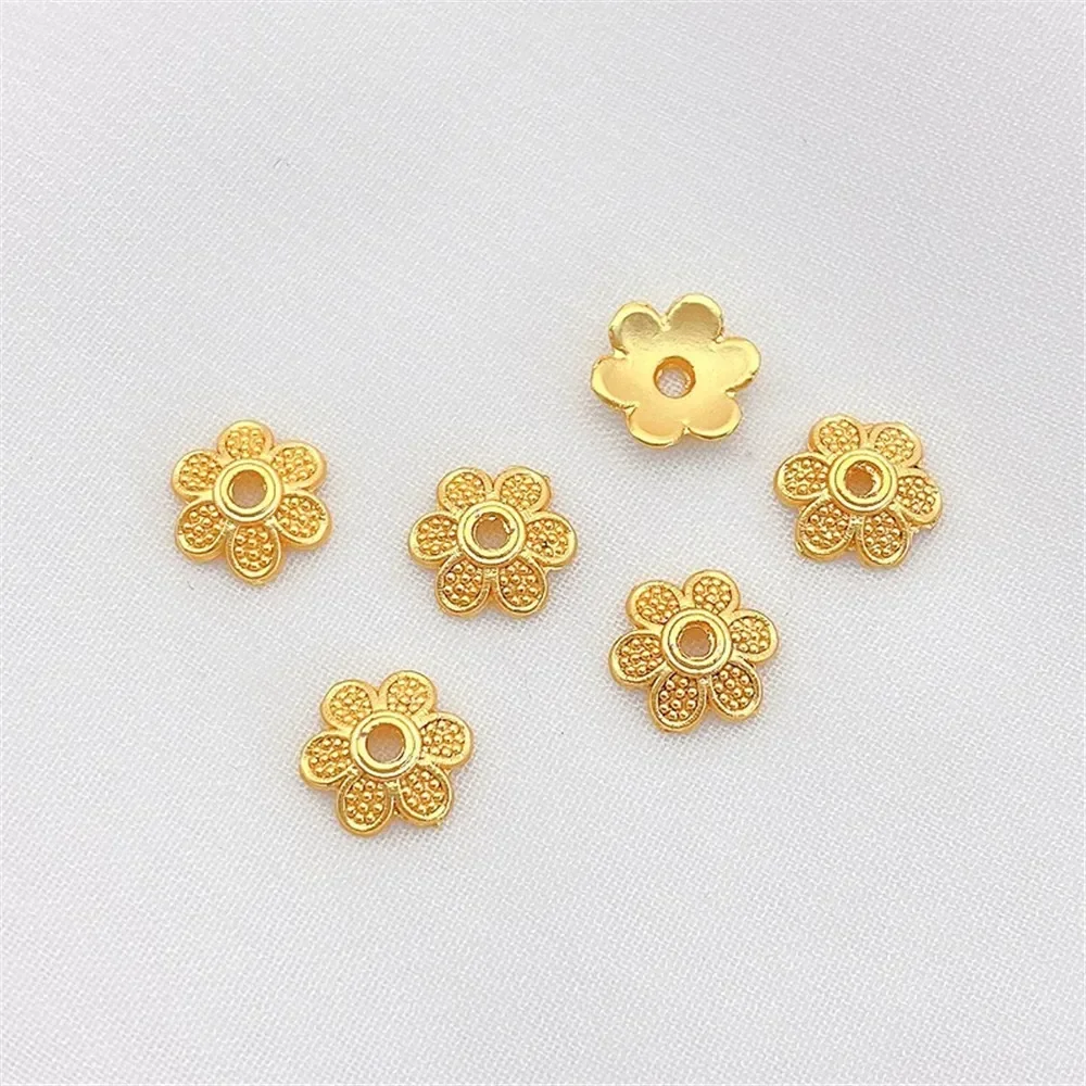Yajinsha Gold Matte Perlen DIY Schmuckzubehör - usage example