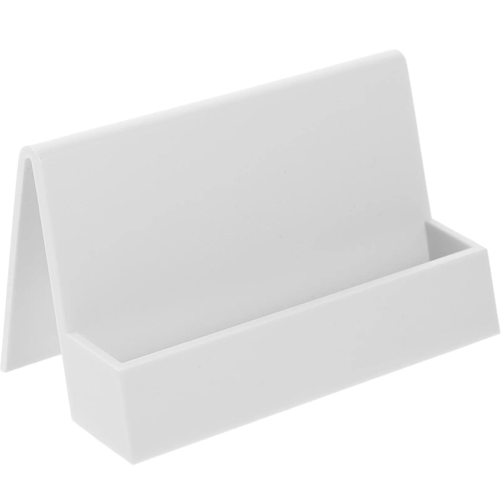 Business Display Plastic Desktop Stand For Desk Office Tabletop Organizer Storage Rack Name Card Holder Business Card