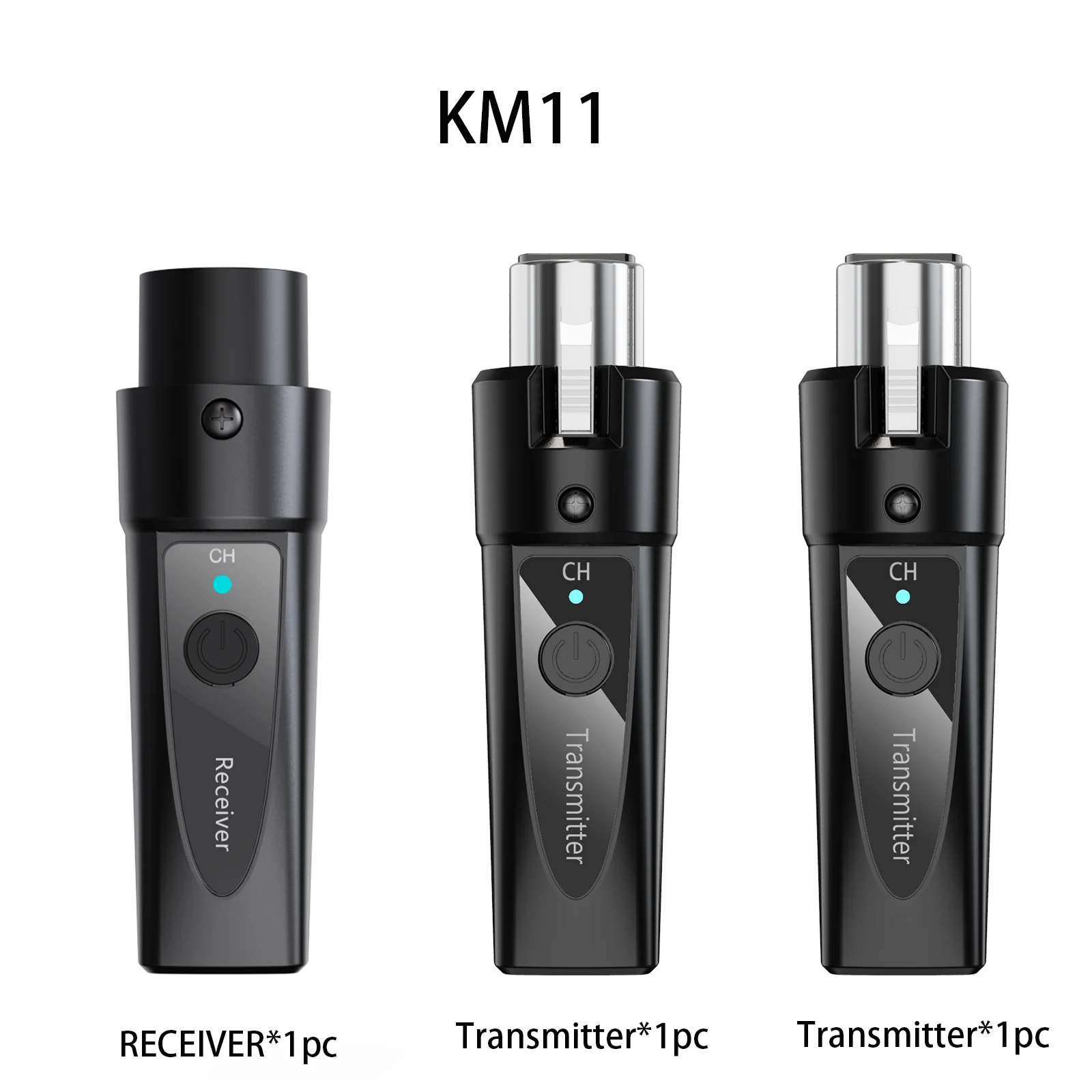 NONE XLR Wireless Microphone System Black 3