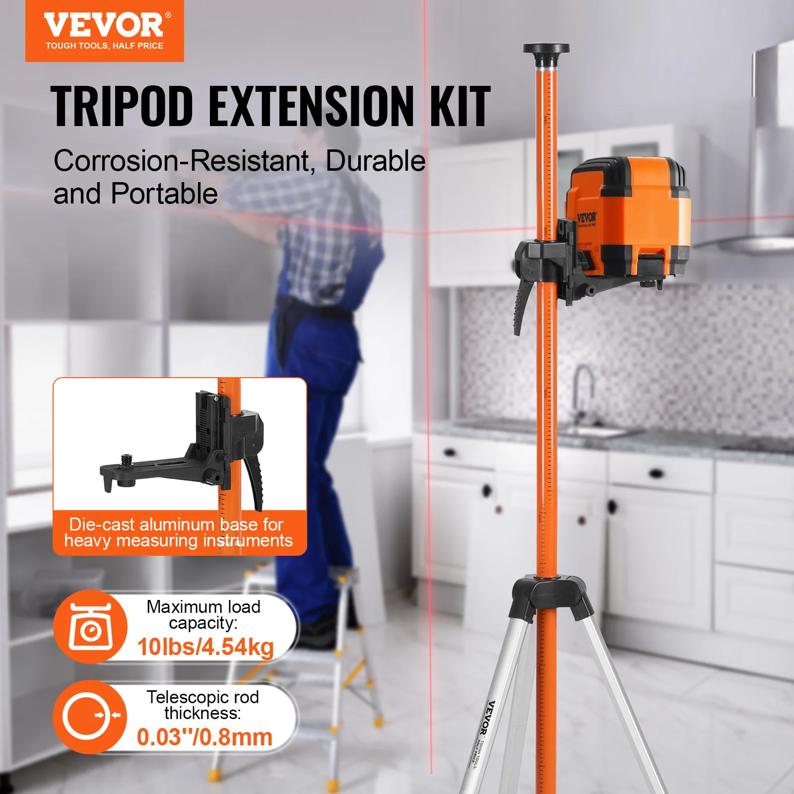 VEVOR Laser Level Tripod 1/4