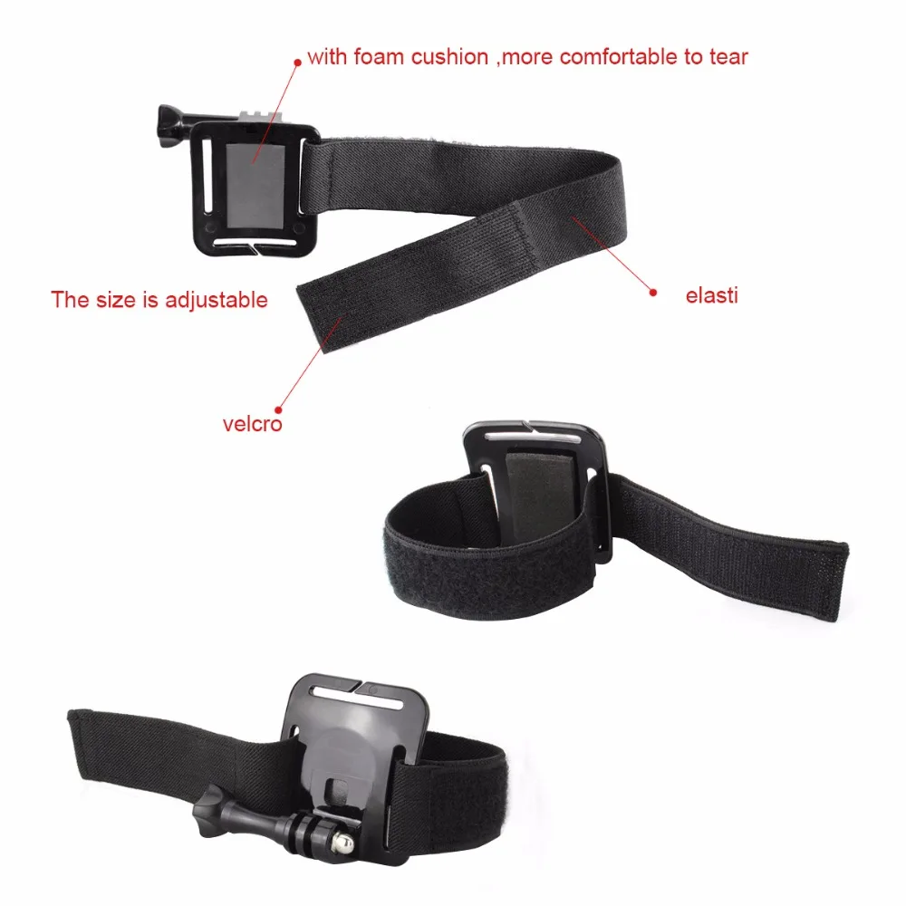 Wholesale Wrist Strap for GoPro Hero 10 9 8 7 Black Xiaomi Yi 4K SJCAM SJ4000 Insta360 Hand Strap Mount for GoPro 9 Camera