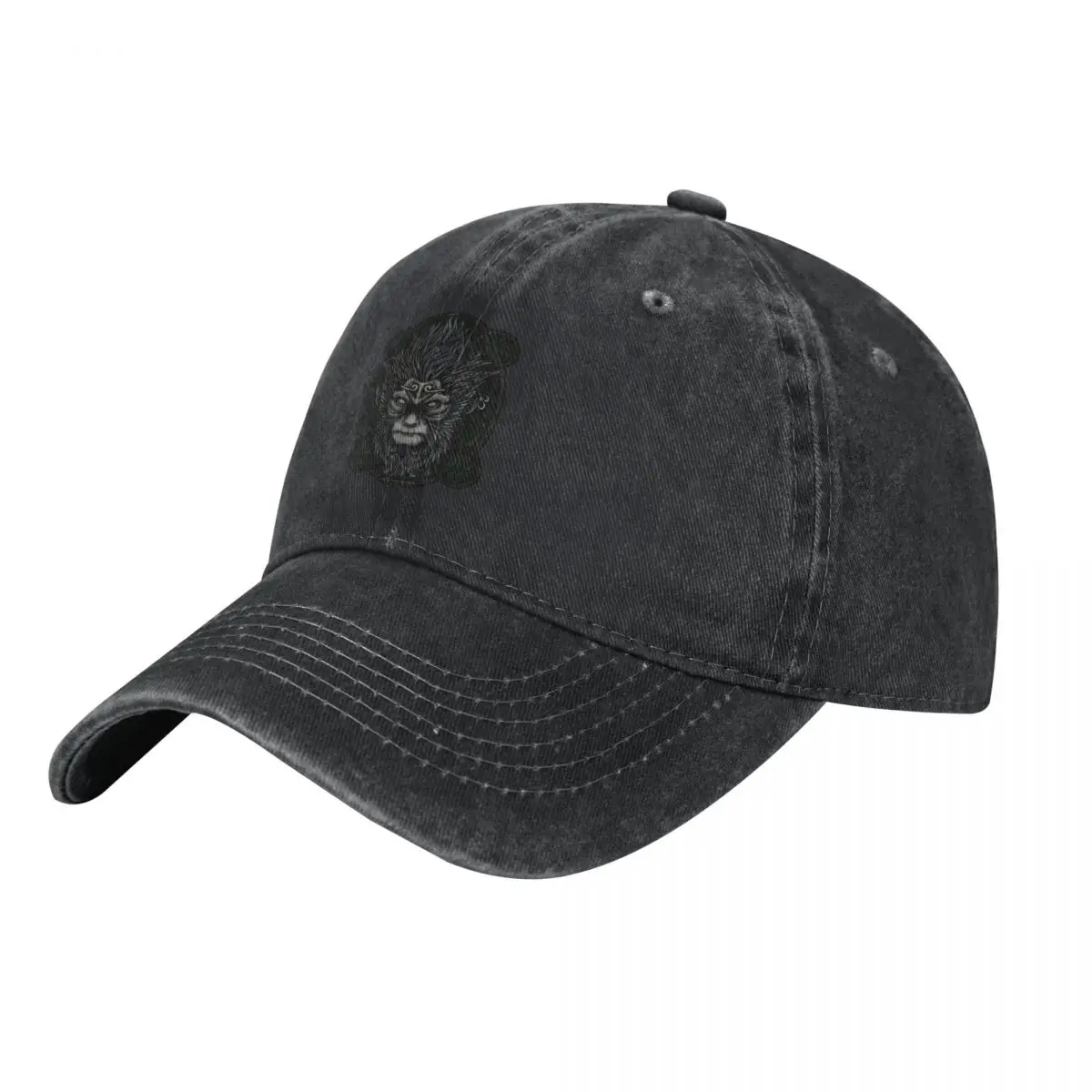 Gorra de béisbol con visera para hombre, sombrero con signo, Myth WU KONG, sombrilla, b-black