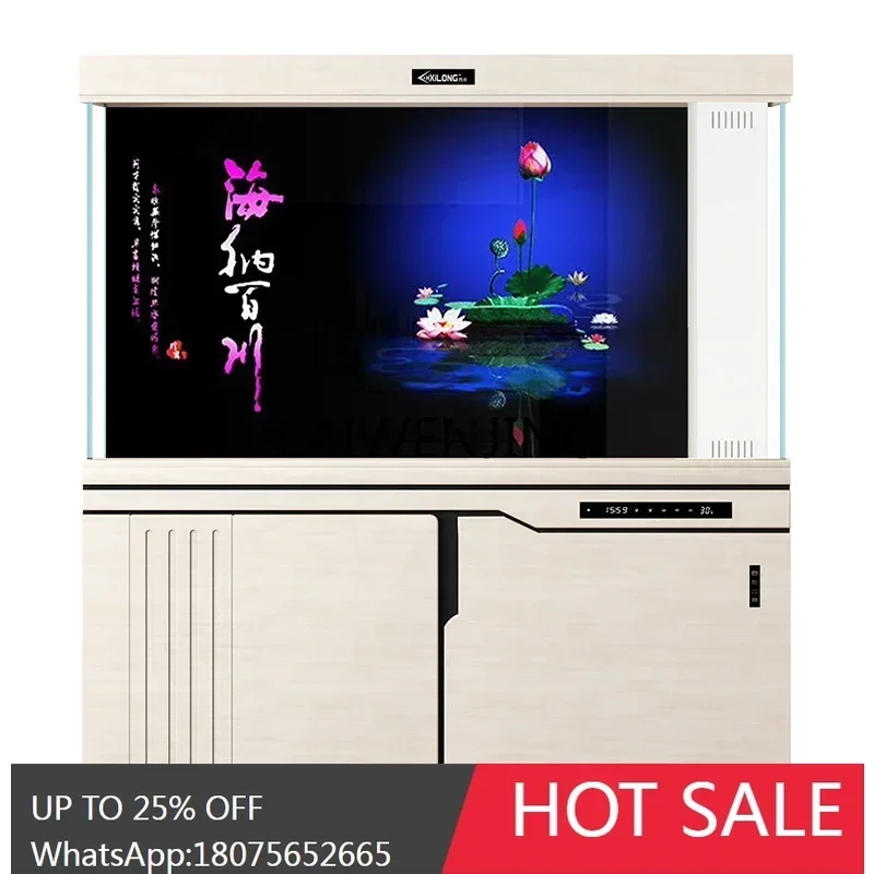 

ultra-white aquarium bottom filter water-free partition