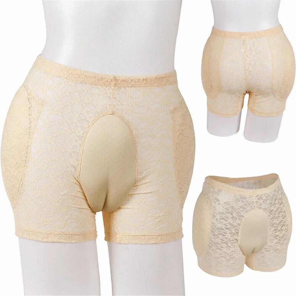 Men Lace Underwear Brief Conceal Perfectly With Men's Lace Hiding Gaff Underwear For Crossdressers And Transgender