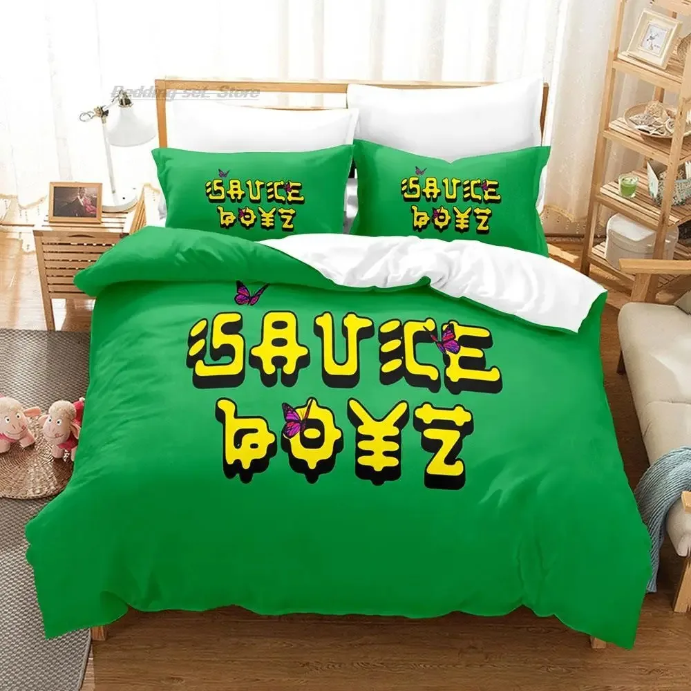 Eladio Carrion Zestaw pościeli Single Twin Full Queen King Size Bed Set Aldult Kid Bedroom Duvetcover Sets 3D Print zestaw prześcieradeł